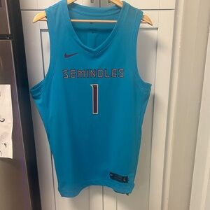 Nike Seminoles Teal Jersey (L) Never Worn